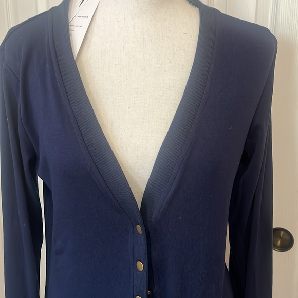 Merokreety long sleeve snap button-down cardigan - Picture 2 of 6